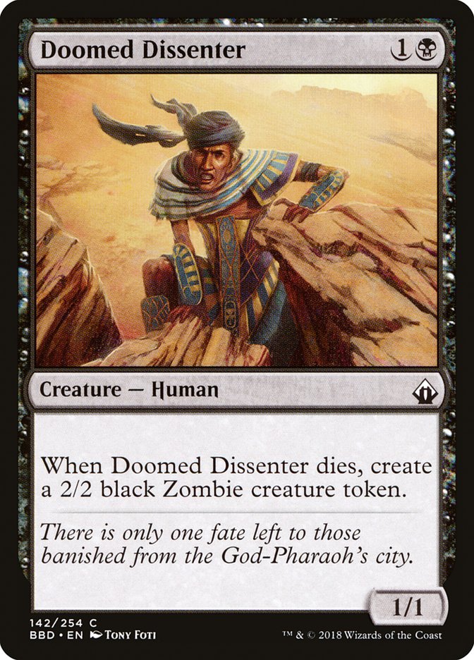 Doomed Dissenter [Battlebond] | The Gaming-Verse