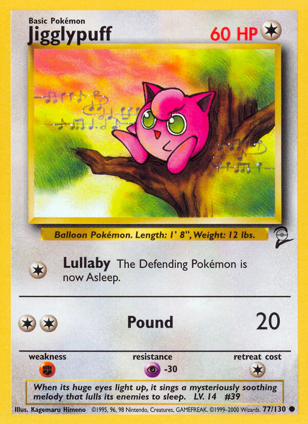 Jigglypuff (77/130) [Base Set 2] | The Gaming-Verse