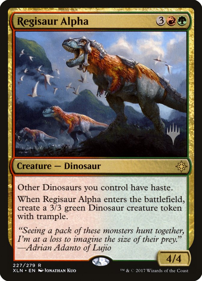 Regisaur Alpha (Promo Pack) [Ixalan Promos] | The Gaming-Verse