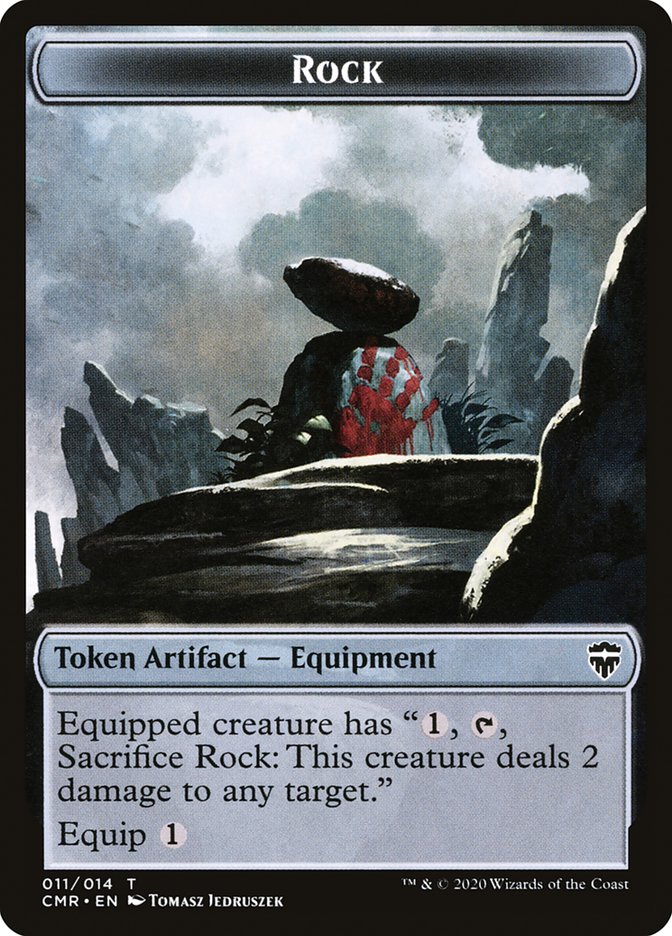 Golem // Rock Token [Commander Legends Tokens] | The Gaming-Verse