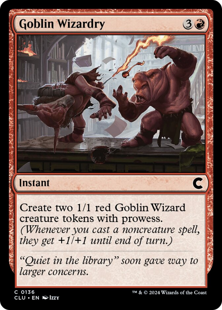 Goblin Wizardry [Ravnica: Clue Edition] | The Gaming-Verse