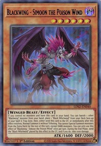 Blackwing - Simoon the Poison Wind (Purple) [LDS2-EN040] Ultra Rare | The Gaming-Verse