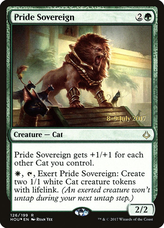 Pride Sovereign  (Prerelease) [Hour of Devastation Prerelease Promos] | The Gaming-Verse