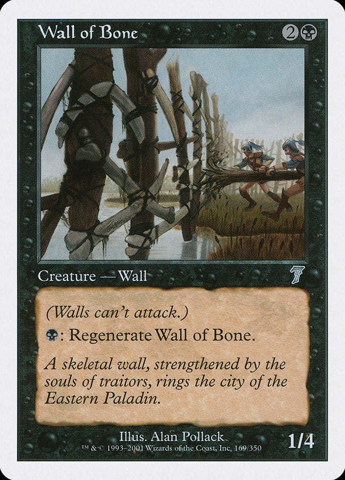 Wall of Bone [Seventh Edition] | The Gaming-Verse