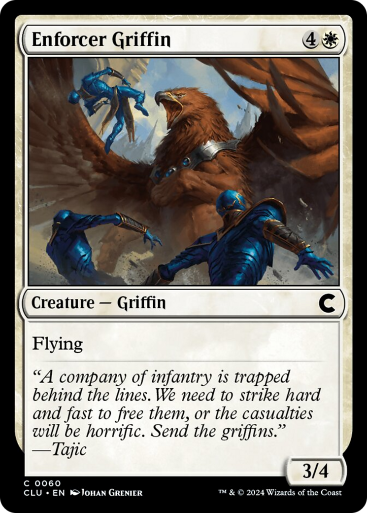 Enforcer Griffin [Ravnica: Clue Edition] | The Gaming-Verse