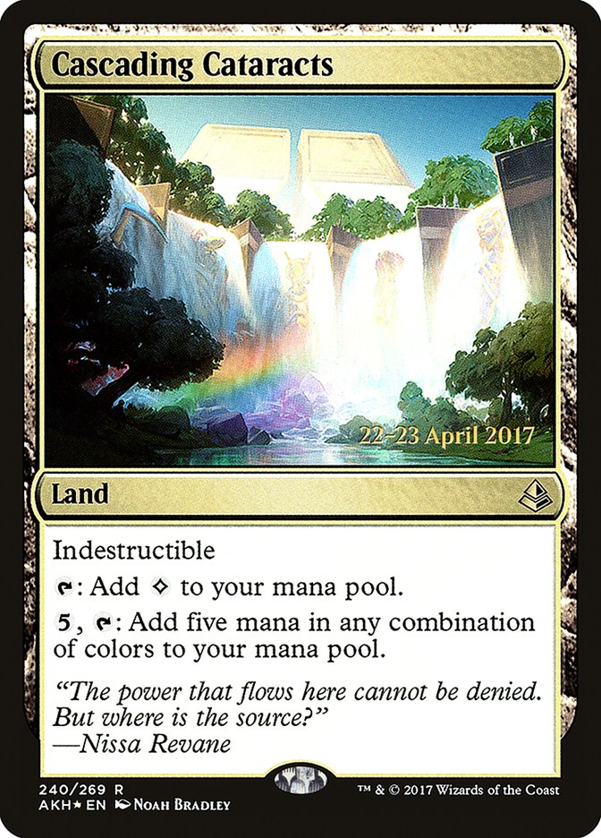 Cascading Cataracts  (Prerelease) [Amonkhet Prerelease Promos] | The Gaming-Verse