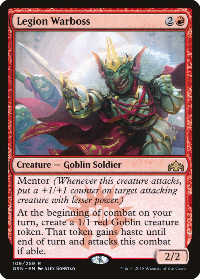 Legion Warboss (Promo Pack) [Guilds of Ravnica Promos] | The Gaming-Verse