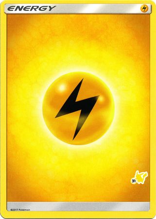 Lightning Energy (Pikachu Stamp #31) [Battle Academy 2020] | The Gaming-Verse