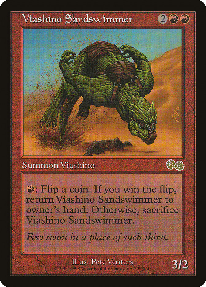 Viashino Sandswimmer [Urza's Saga] | The Gaming-Verse