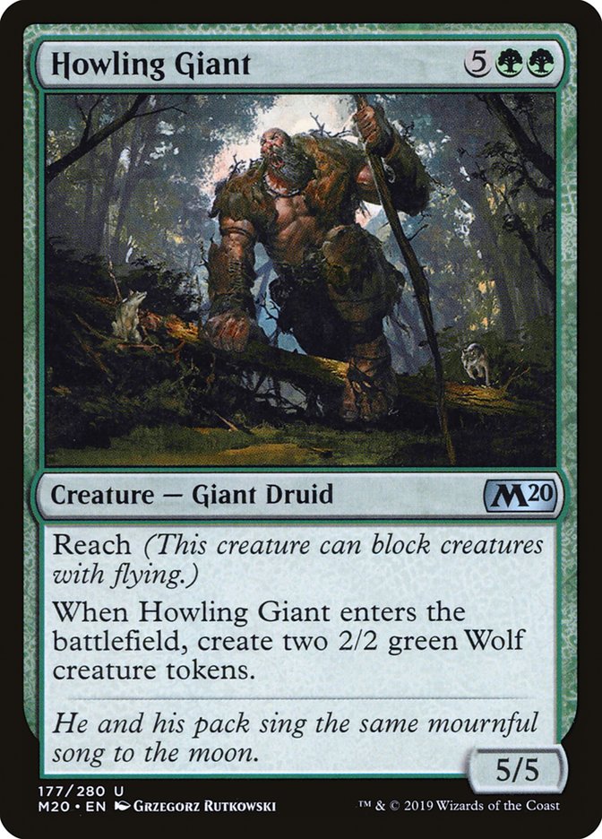 Howling Giant [Core Set 2020] | The Gaming-Verse