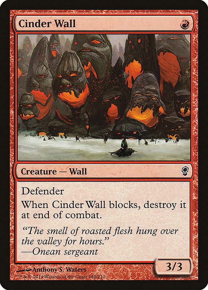 Cinder Wall [Conspiracy] | The Gaming-Verse