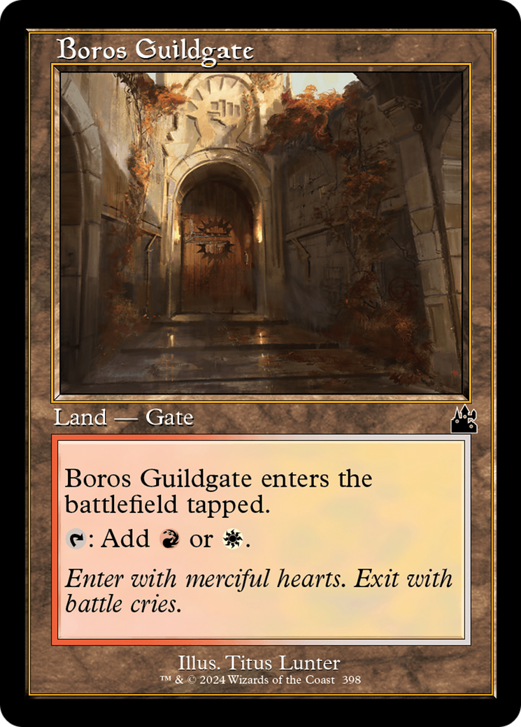 Boros Guildgate (Retro Frame) [Ravnica Remastered] | The Gaming-Verse