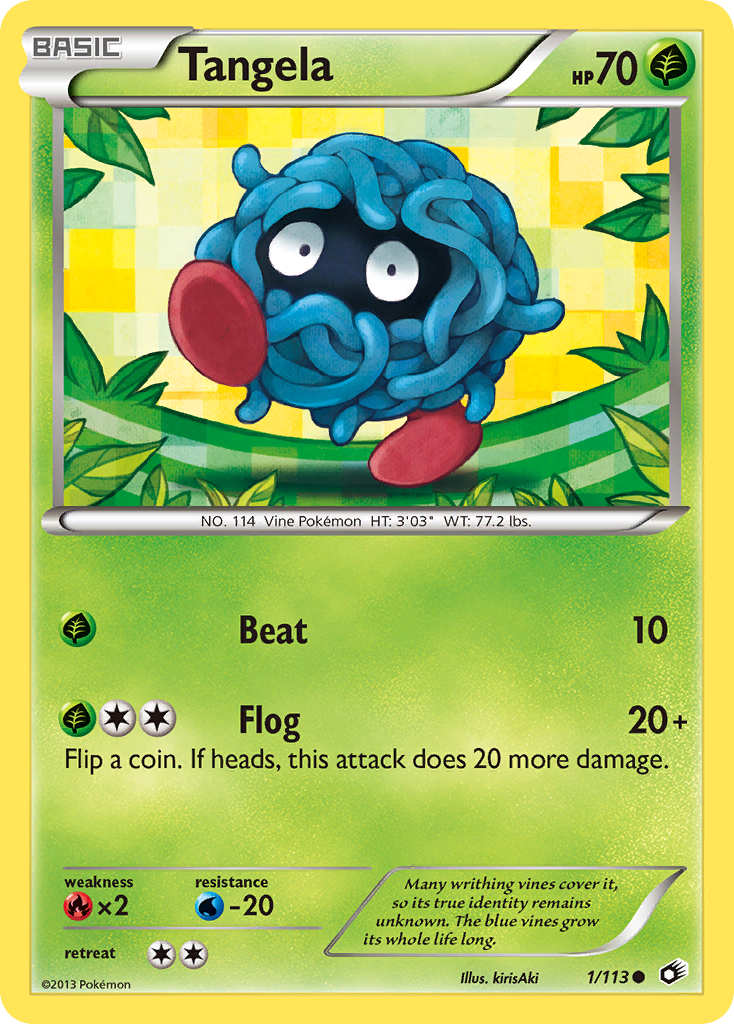 Tangela (1/113) [Black & White: Legendary Treasures] | The Gaming-Verse