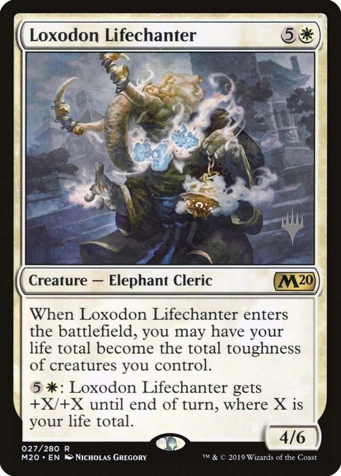 Loxodon Lifechanter (Promo Pack) [Core Set 2020 Promos] | The Gaming-Verse