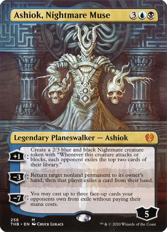 Ashiok, Nightmare Muse (Borderless) [Theros Beyond Death] | The Gaming-Verse