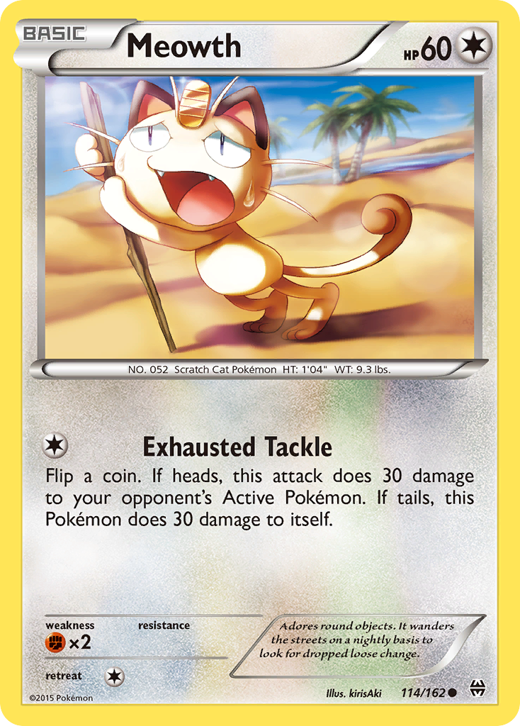 Meowth (114/162) [XY: BREAKthrough] | The Gaming-Verse