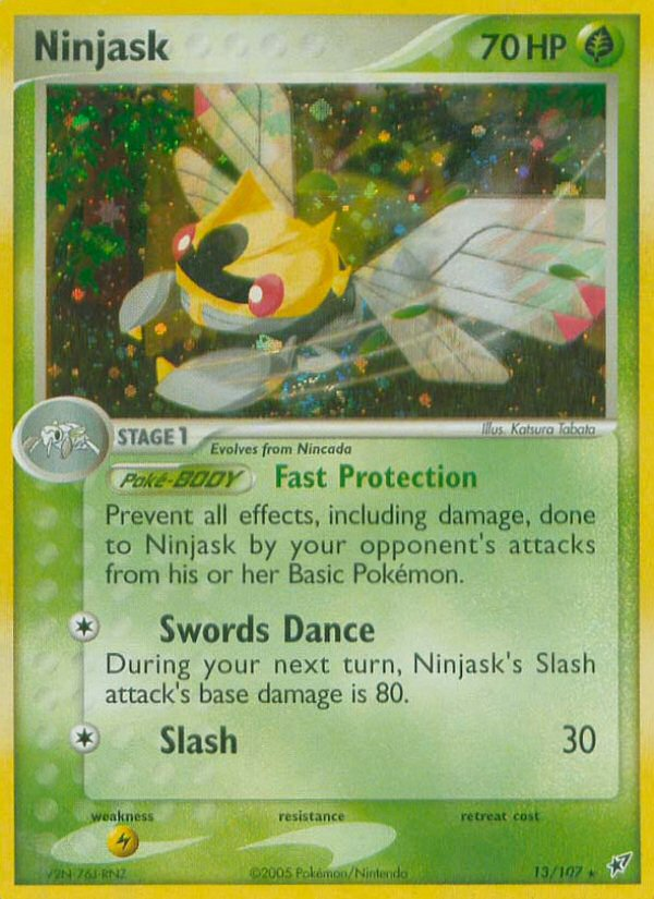 Ninjask (13/107) [EX: Deoxys] | The Gaming-Verse