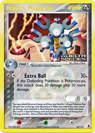 Holon's Magneton (22/113) (Stamped) [EX: Delta Species] | The Gaming-Verse