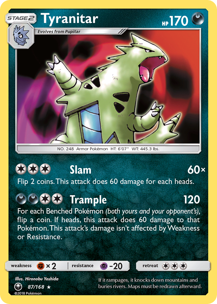 Tyranitar (87/168) [Sun & Moon: Celestial Storm] | The Gaming-Verse