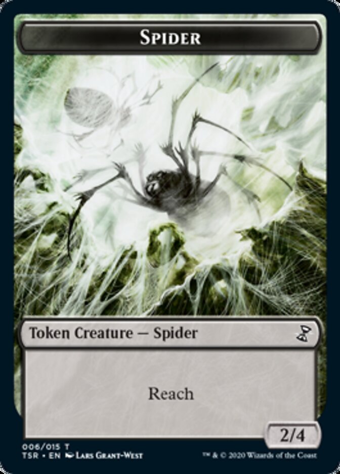 Spider Token [Time Spiral Remastered Tokens] | The Gaming-Verse