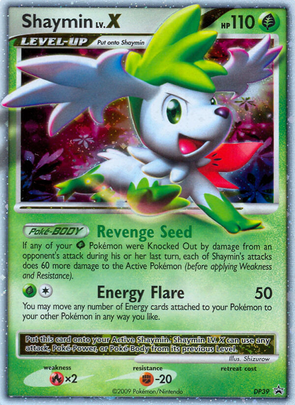 Shaymin LV.X (DP39) [Diamond & Pearl: Black Star Promos] | The Gaming-Verse