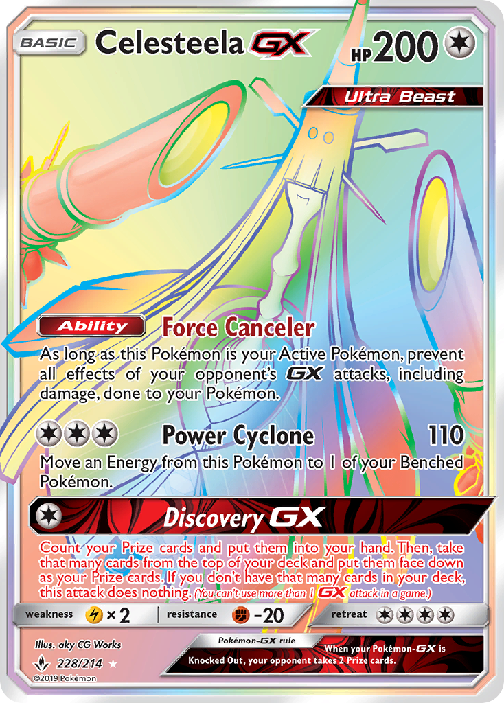 Celesteela GX (228/214) [Sun & Moon: Unbroken Bonds] | The Gaming-Verse