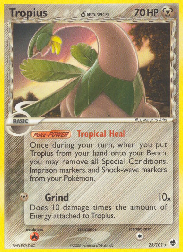 Tropius (23/101) (Delta Species) [EX: Dragon Frontiers] | The Gaming-Verse