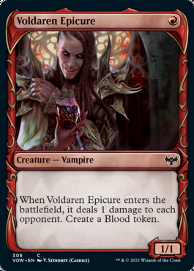 Voldaren Epicure (Showcase Fang Frame) [Innistrad: Crimson Vow] | The Gaming-Verse