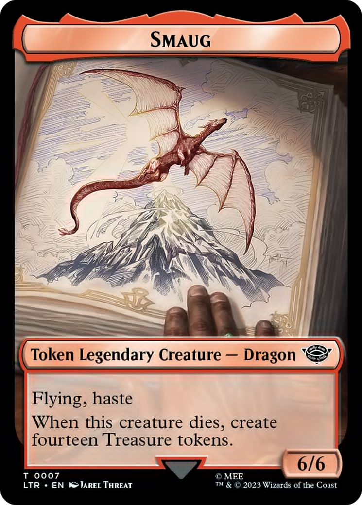 Food (09) // Smaug Double-Sided Token [The Lord of the Rings: Tales of Middle-Earth Tokens] | The Gaming-Verse