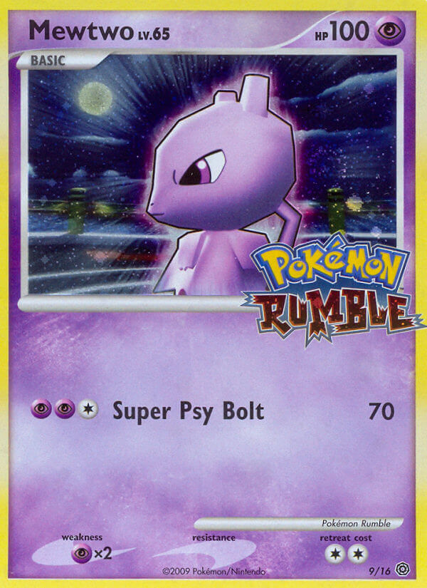 Mewtwo (9/16) [Pokémon Rumble] | The Gaming-Verse