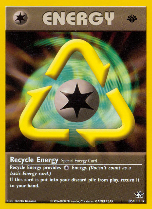 Recycle Energy (105/111) [Neo Genesis 1st Edition] | The Gaming-Verse