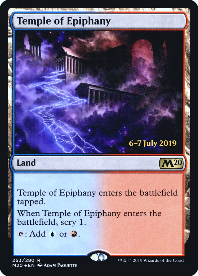 Temple of Epiphany  [Core Set 2020 Prerelease Promos] | The Gaming-Verse