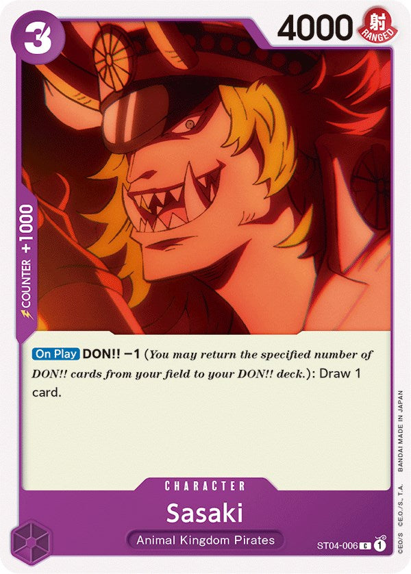 Sasaki [Starter Deck: Animal Kingdom Pirates] | The Gaming-Verse