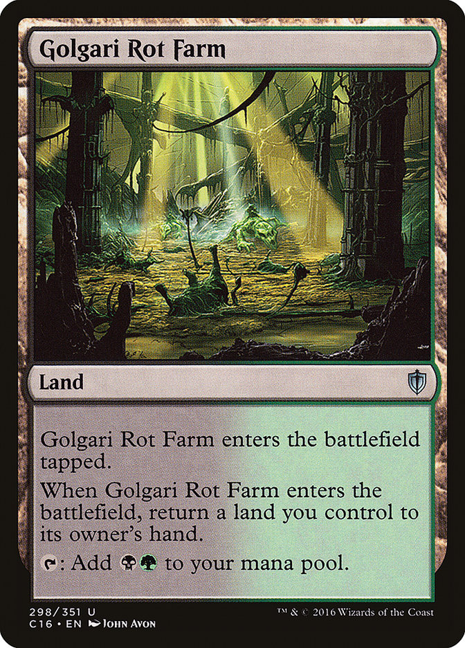 Golgari Rot Farm [Commander 2016] | The Gaming-Verse