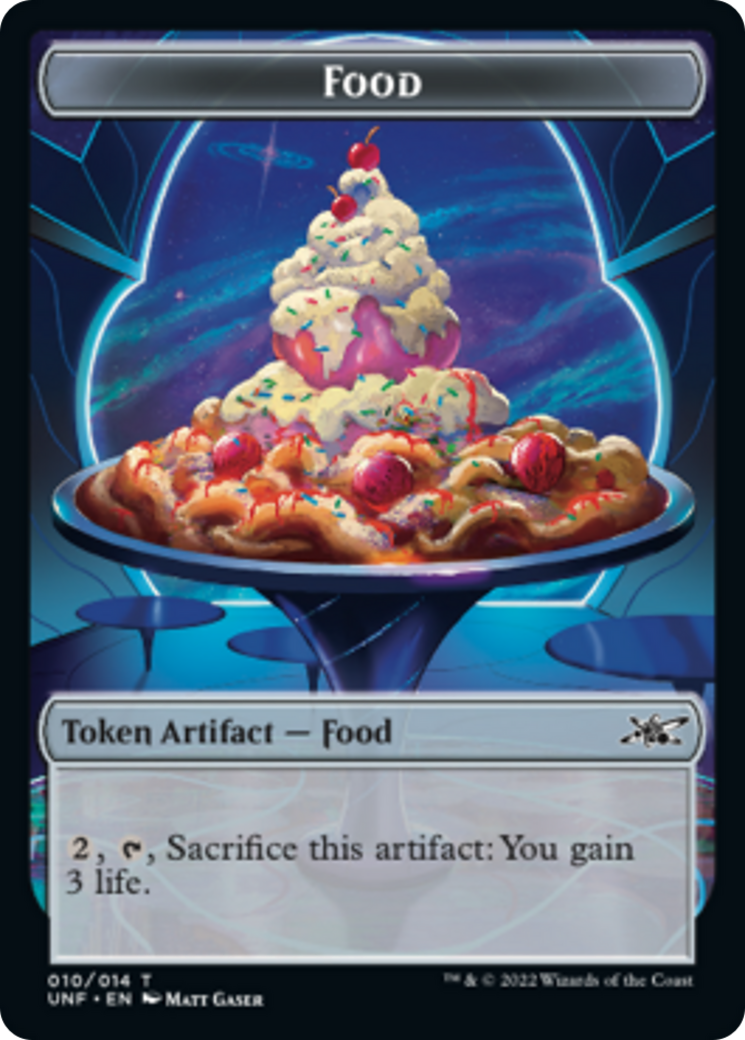 Teddy Bear // Food (010) Double-sided Token [Unfinity Tokens] | The Gaming-Verse