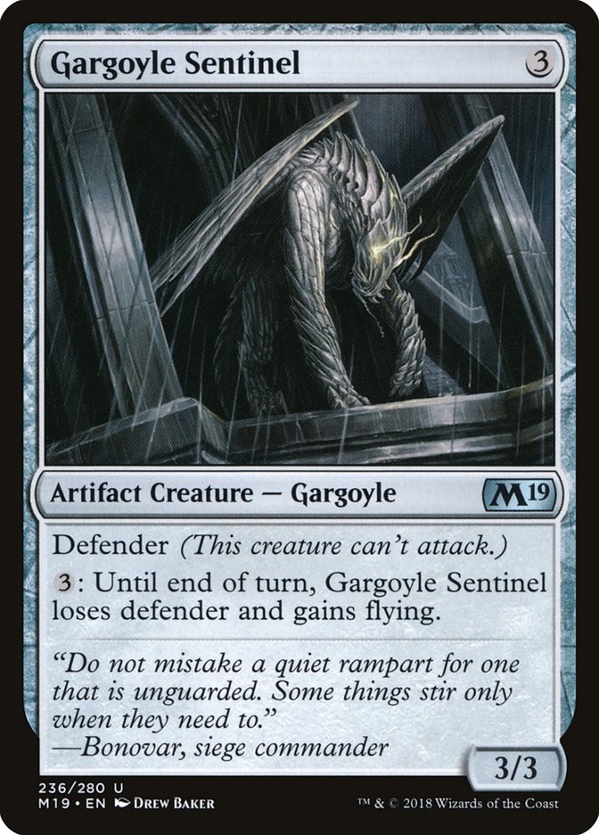 Gargoyle Sentinel [Core Set 2019] | The Gaming-Verse