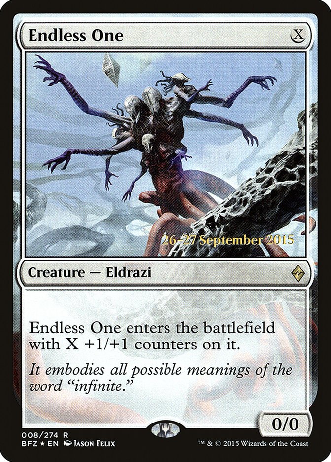 Endless One  (Prerelease) [Battle for Zendikar Prerelease Promos] | The Gaming-Verse