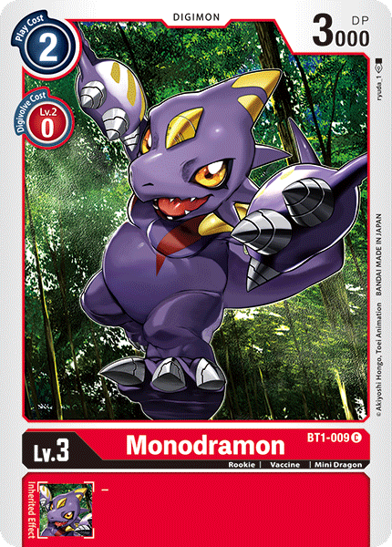 Monodramon [BT1-009] [Release Special Booster Ver.1.0] | The Gaming-Verse