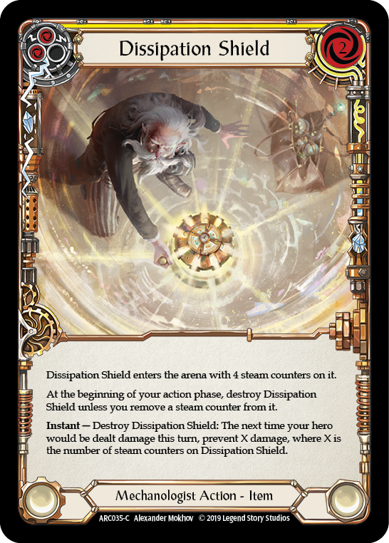 Dissipation Shield [ARC035-C] 1st Edition Rainbow Foil | The Gaming-Verse