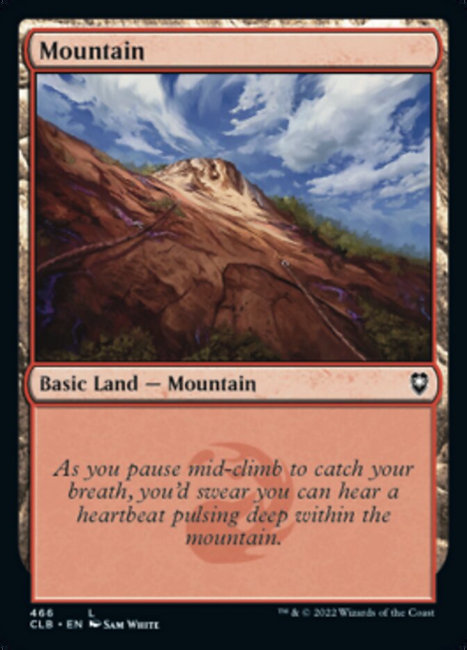 Mountain (466) [Commander Legends: Battle for Baldur's Gate] | The Gaming-Verse