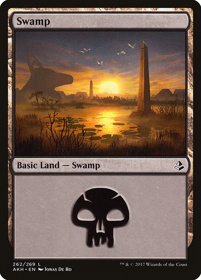 Swamp (#262) [Amonkhet] | The Gaming-Verse