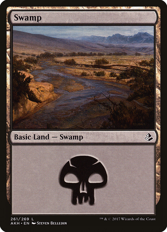 Swamp (#261) [Amonkhet] | The Gaming-Verse