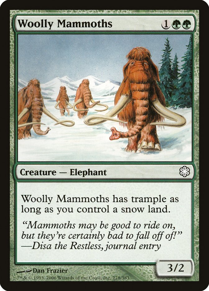 Woolly Mammoths [Coldsnap Theme Decks] | The Gaming-Verse