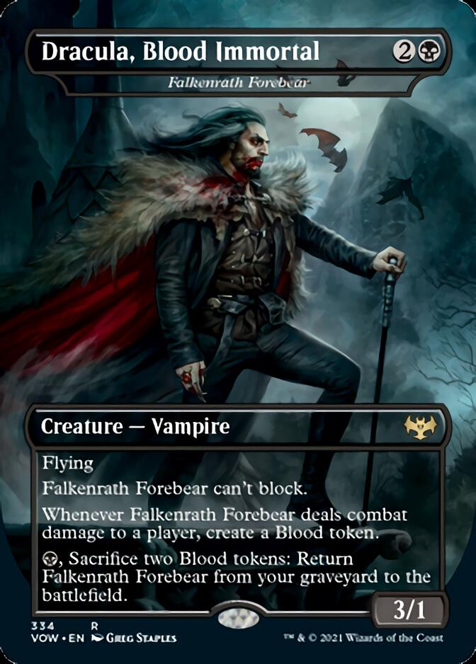 Falkenrath Forebear - Dracula, Blood Immortal [Innistrad: Crimson Vow] | The Gaming-Verse