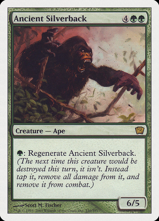 Ancient Silverback [Ninth Edition] | The Gaming-Verse