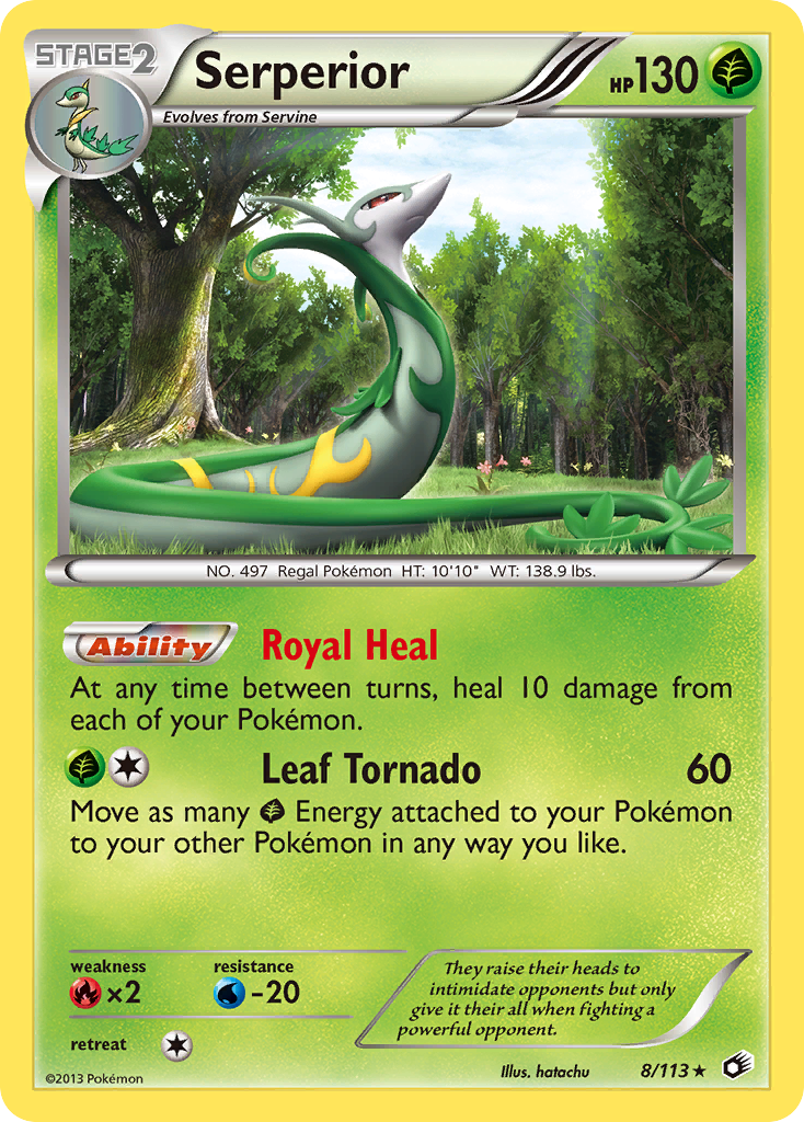 Serperior (8/113) [Black & White: Legendary Treasures] | The Gaming-Verse