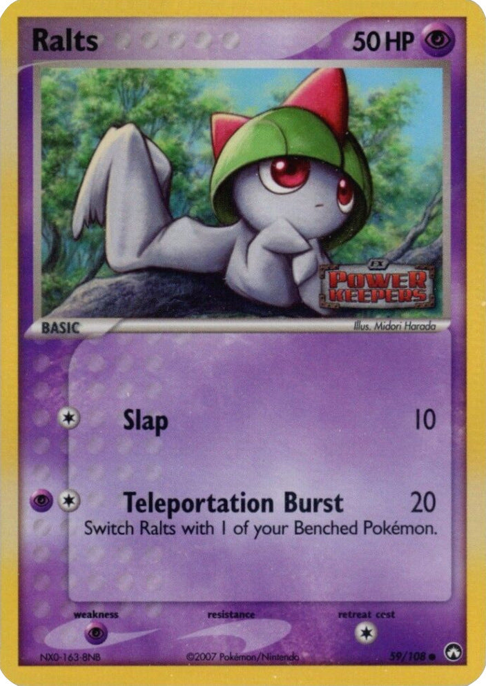 Ralts (59/108) (Stamped) [EX: Power Keepers] | The Gaming-Verse