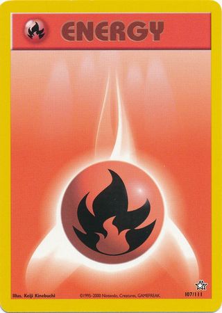 Fire Energy (107/111) [Neo Genesis Unlimited] | The Gaming-Verse