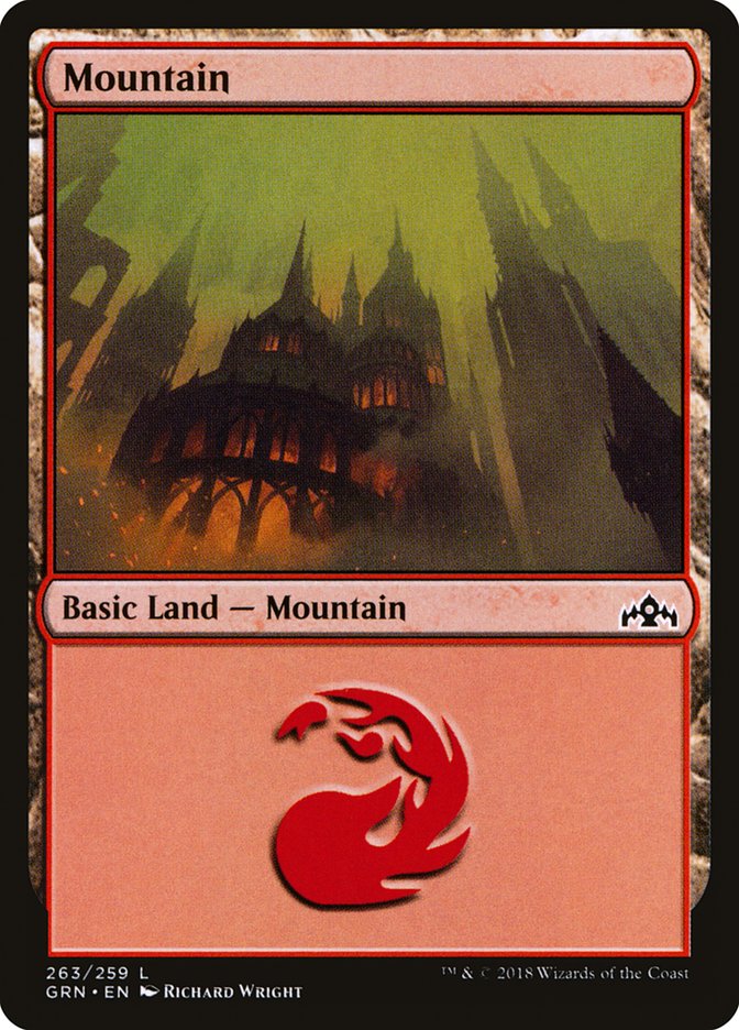 Mountain (#263) [Guilds of Ravnica] | The Gaming-Verse