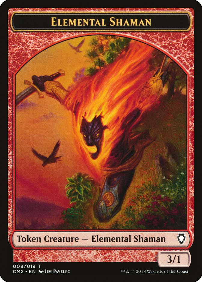 Elemental Shaman Token [Commander Anthology Volume II Tokens] | The Gaming-Verse